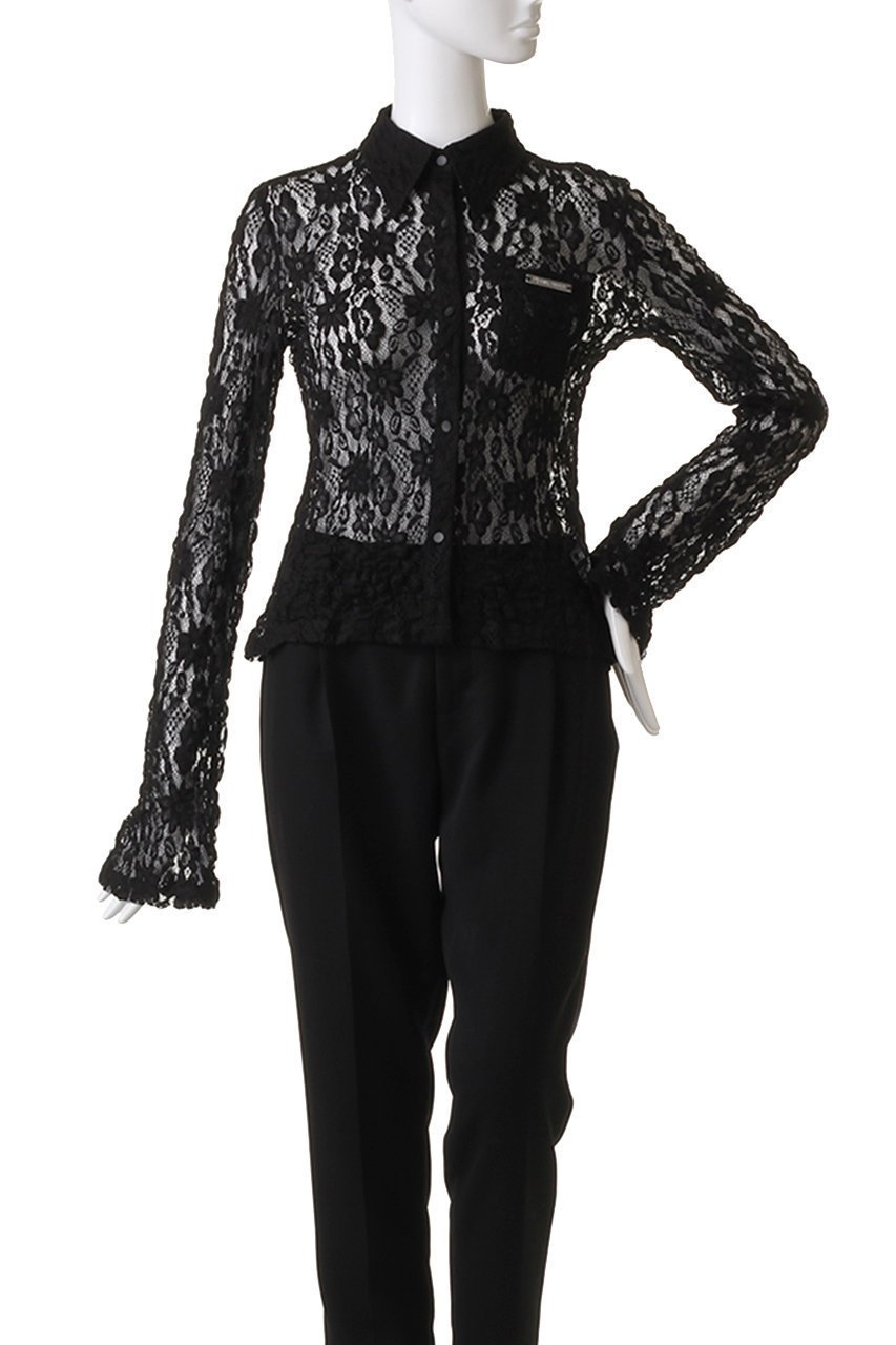 【プランク プロジェクト/PRANK PROJECT】のレースシャツ / Lace Shirt 人気、トレンドファッション・服の通販 founy(ファニー) 　ファッション　Fashion　レディースファッション　Fashion for Women　トップス・カットソー　Cut & Sew Tops　シャツ・ブラウス・オフィスカジュアル　Elegant Blouses & Button-Ups　サマー　Summer, Summer Style　シアー　Sheer, See-Through　スリーブ　Sleeve, Long Sleeve / Short Sleeve　フィット　Fit, Slim Fit　フラワー　Flower, Floral　レース　Lace, Lace Fabric　ロング　Long, Long-Length　other-2|ID: prp329100003925793 ipo3291000000032910985