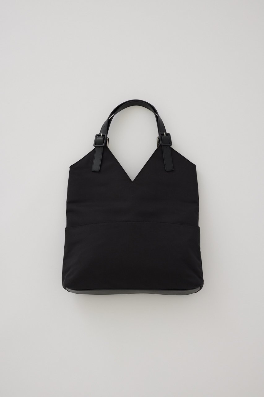 【リムアーク/RIM.ARK】のV-cutting canvas tote bag/トートバッグ インテリア・キッズ・メンズ・レディースファッション・服の通販 founy(ファニー) 　ファッション　Fashion　レディースファッション　WOMEN　バッグ　Bag　クラッチ　Clutch　ブラック|ID: prp329100003925802 ipo3291000000025923915