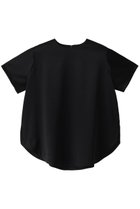 【リムアーク/RIM.ARK】のLoose satin padded tops/トップス 人気、トレンドファッション・服の通販 founy(ファニー) ファッション Fashion レディースファッション Fashion for Women トップス・カットソー Cut & Sew Tops シャツ・ブラウス・オフィスカジュアル Elegant Blouses & Button-Ups おすすめ Recommended / Our Picks エレガント 上品 Elegant オケージョン Occasion Wear サテン Satin, Glossy Fabric ショート Short, Short Length シンプル Simple, Minimal スリット Slit, Slit Detail スリーブ Sleeve, Long Sleeve / Short Sleeve セットアップ Set-Up, Coordinated Outfit thumbnail ブラック|ID: prp329100003925808 ipo3291000000036841524