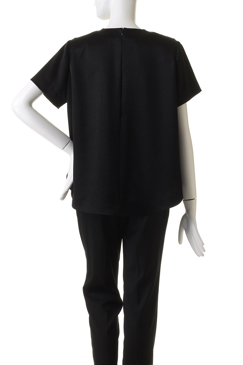 【リムアーク/RIM.ARK】のLoose satin padded tops/トップス 人気、トレンドファッション・服の通販 founy(ファニー) ファッション Fashion レディースファッション Fashion for Women トップス・カットソー Cut & Sew Tops シャツ・ブラウス・オフィスカジュアル Elegant Blouses & Button-Ups おすすめ Recommended / Our Picks エレガント 上品 Elegant オケージョン Occasion Wear サテン Satin, Glossy Fabric ショート Short, Short Length シンプル Simple, Minimal スリット Slit, Slit Detail スリーブ Sleeve, Long Sleeve / Short Sleeve セットアップ Set-Up, Coordinated Outfit other-4|ID: prp329100003925808 ipo3291000000036880330