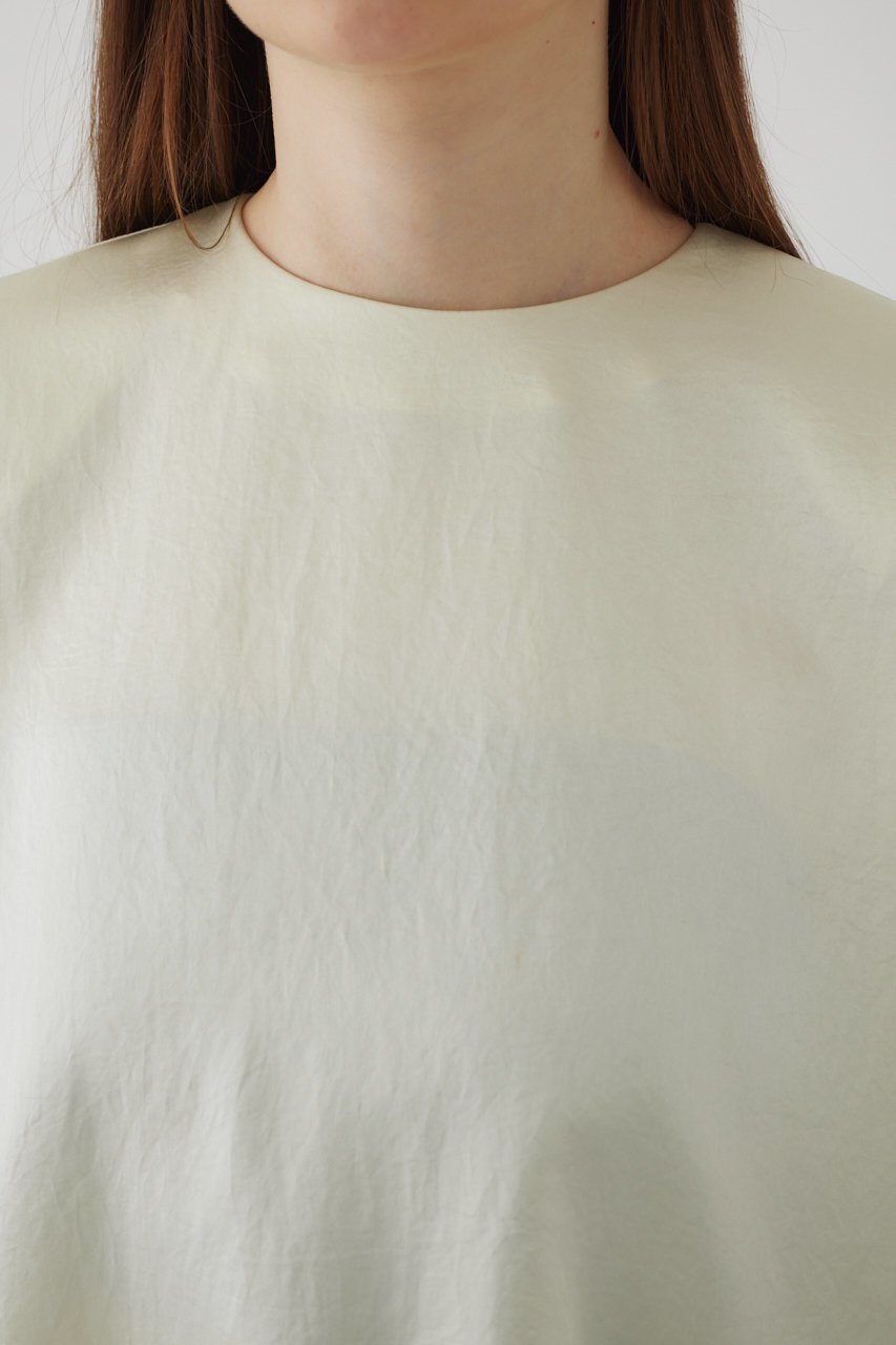 【リムアーク/RIM.ARK】のLoose satin padded tops/トップス 人気、トレンドファッション・服の通販 founy(ファニー) ファッション Fashion レディースファッション Fashion for Women トップス・カットソー Cut & Sew Tops シャツ・ブラウス・オフィスカジュアル Elegant Blouses & Button-Ups おすすめ Recommended / Our Picks エレガント 上品 Elegant オケージョン Occasion Wear サテン Satin, Glossy Fabric ショート Short, Short Length シンプル Simple, Minimal スリット Slit, Slit Detail スリーブ Sleeve, Long Sleeve / Short Sleeve セットアップ Set-Up, Coordinated Outfit other-6|ID: prp329100003925808 ipo3291000000036880332