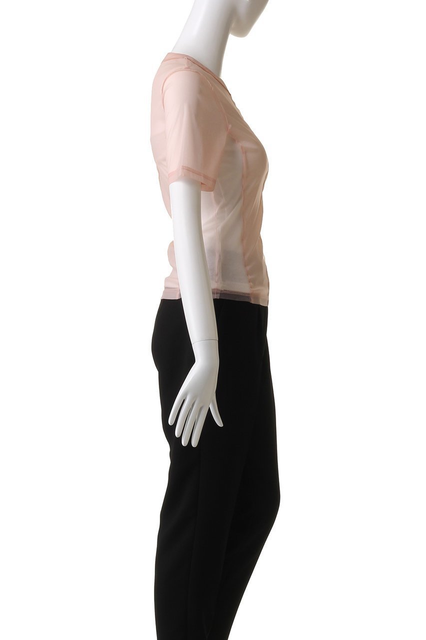 【プランク プロジェクト/PRANK PROJECT】のアウトシームシアートップ / Outseam Sheer Top 人気、トレンドファッション・服の通販 founy(ファニー) 　ファッション　Fashion　レディースファッション　Fashion for Women　トップス・カットソー　Cut & Sew Tops　シャツ・ブラウス・オフィスカジュアル　Elegant Blouses & Button-Ups　ロングTシャツ・Tシャツ　Longline T-Shirts & Tees　カットソー・ベーシックTシャツ　Cut-and-Sewn Tops / Stretch Tees & Basics　インナー　Innerwear　コンパクト　Compact, Small Size　シアー　Sheer, See-Through　ショート　Short, Short Length　スリーブ　Sleeve, Long Sleeve / Short Sleeve　ハーフ　Half, Half-Length　other-3|ID: prp329100003925810 ipo3291000000034421572