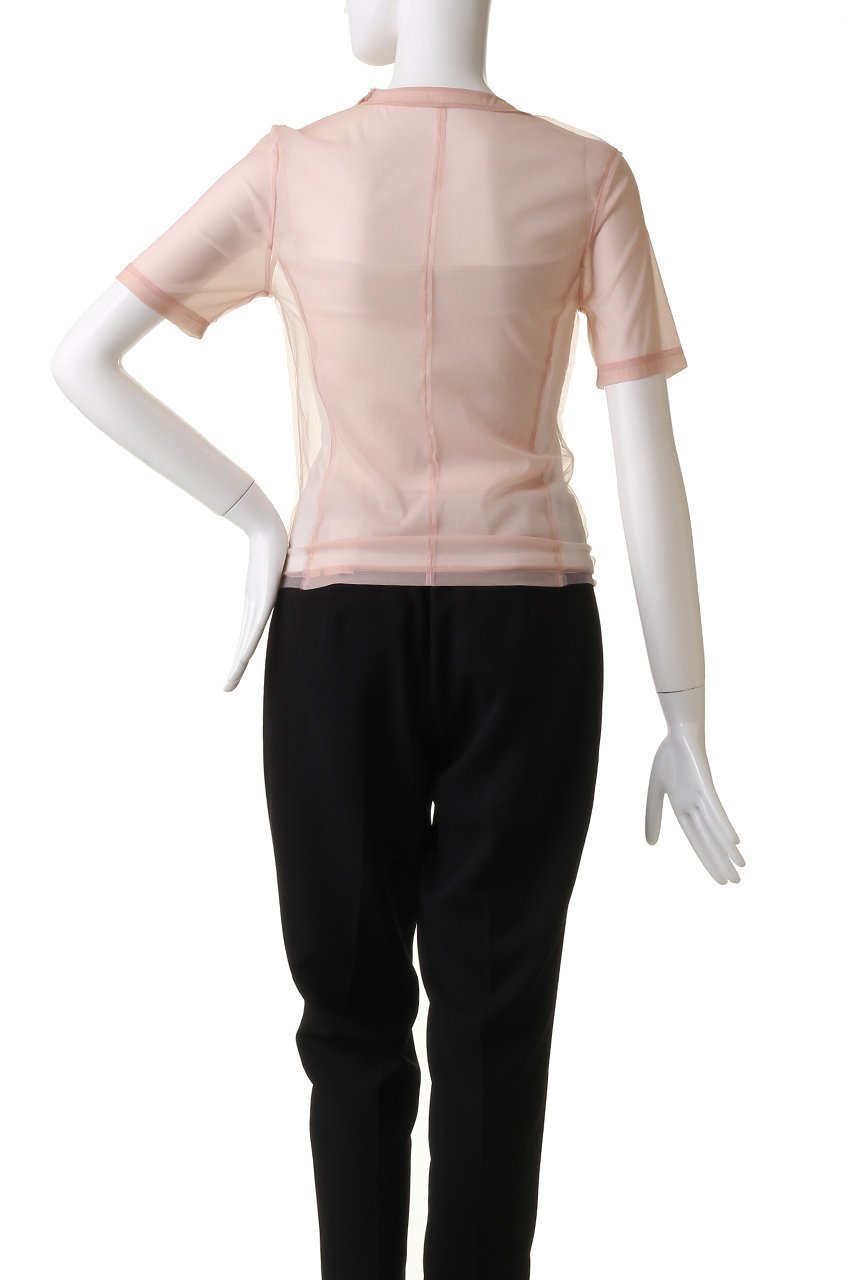 【プランク プロジェクト/PRANK PROJECT】のアウトシームシアートップ / Outseam Sheer Top 人気、トレンドファッション・服の通販 founy(ファニー) 　ファッション　Fashion　レディースファッション　Fashion for Women　トップス・カットソー　Cut & Sew Tops　シャツ・ブラウス・オフィスカジュアル　Elegant Blouses & Button-Ups　ロングTシャツ・Tシャツ　Longline T-Shirts & Tees　カットソー・ベーシックTシャツ　Cut-and-Sewn Tops / Stretch Tees & Basics　インナー　Innerwear　コンパクト　Compact, Small Size　シアー　Sheer, See-Through　ショート　Short, Short Length　スリーブ　Sleeve, Long Sleeve / Short Sleeve　ハーフ　Half, Half-Length　other-4|ID: prp329100003925810 ipo3291000000034421573