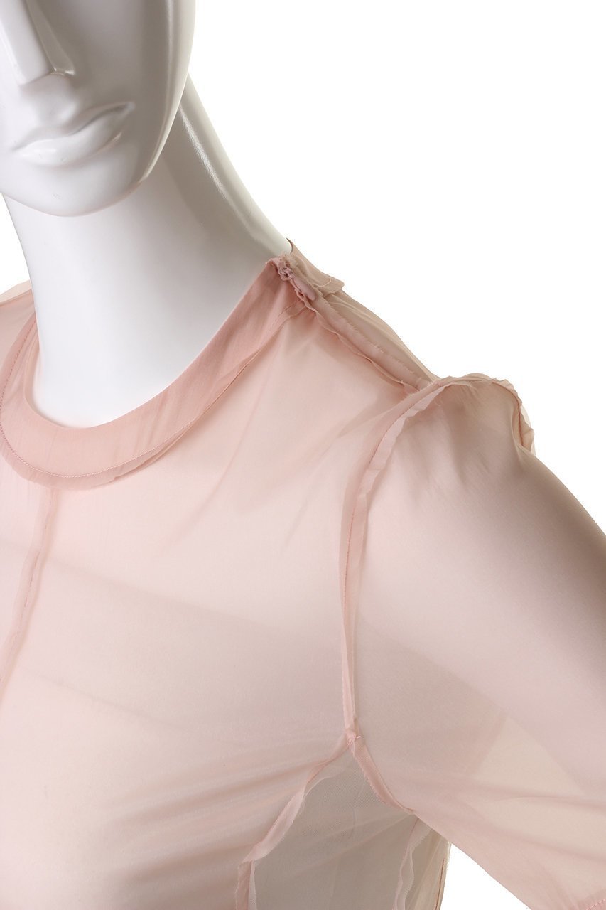 【プランク プロジェクト/PRANK PROJECT】のアウトシームシアートップ / Outseam Sheer Top 人気、トレンドファッション・服の通販 founy(ファニー) 　ファッション　Fashion　レディースファッション　Fashion for Women　トップス・カットソー　Cut & Sew Tops　シャツ・ブラウス・オフィスカジュアル　Elegant Blouses & Button-Ups　ロングTシャツ・Tシャツ　Longline T-Shirts & Tees　カットソー・ベーシックTシャツ　Cut-and-Sewn Tops / Stretch Tees & Basics　インナー　Innerwear　コンパクト　Compact, Small Size　シアー　Sheer, See-Through　ショート　Short, Short Length　スリーブ　Sleeve, Long Sleeve / Short Sleeve　ハーフ　Half, Half-Length　other-5|ID: prp329100003925810 ipo3291000000034421574