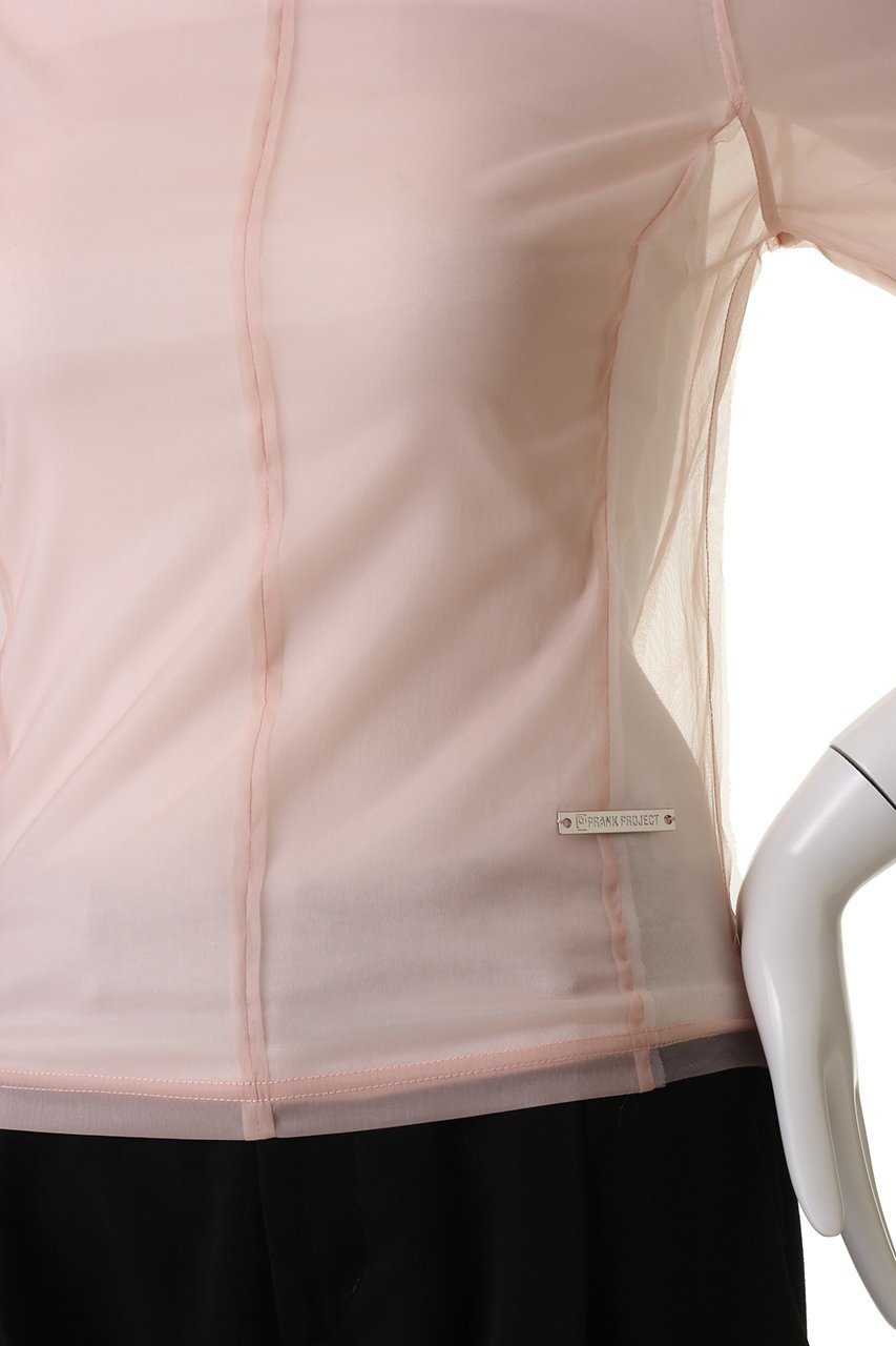 【プランク プロジェクト/PRANK PROJECT】のアウトシームシアートップ / Outseam Sheer Top 人気、トレンドファッション・服の通販 founy(ファニー) 　ファッション　Fashion　レディースファッション　Fashion for Women　トップス・カットソー　Cut & Sew Tops　シャツ・ブラウス・オフィスカジュアル　Elegant Blouses & Button-Ups　ロングTシャツ・Tシャツ　Longline T-Shirts & Tees　カットソー・ベーシックTシャツ　Cut-and-Sewn Tops / Stretch Tees & Basics　インナー　Innerwear　コンパクト　Compact, Small Size　シアー　Sheer, See-Through　ショート　Short, Short Length　スリーブ　Sleeve, Long Sleeve / Short Sleeve　ハーフ　Half, Half-Length　other-6|ID: prp329100003925810 ipo3291000000034421575