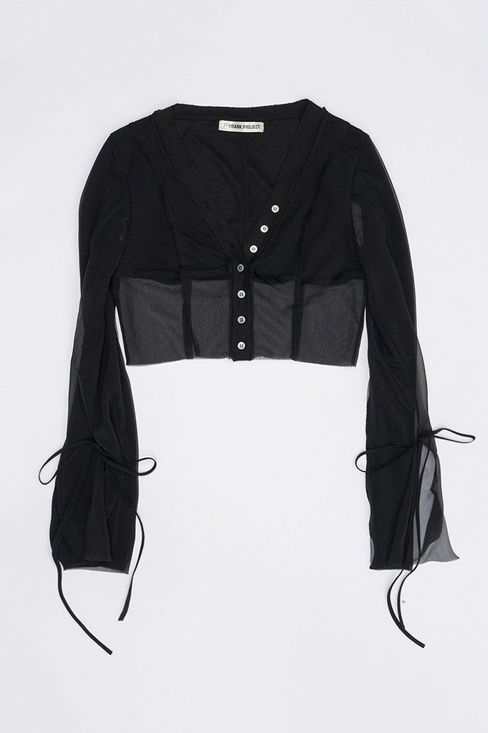 【プランク プロジェクト/PRANK PROJECT】のシアーテレコレイヤーカーデ / Sheer Teleco Layered Cardigan インテリア・キッズ・メンズ・レディースファッション・服の通販 founy(ファニー) https://founy.com/ ファッション Fashion レディースファッション Fashion for Women トップス・カットソー Cut & Sew Tops カーディガン・羽織り Layered Style Cardigans シャツ・ブラウス・オフィスカジュアル Elegant Blouses & Button-Ups ロングTシャツ・Tシャツ Longline T-Shirts & Tees カットソー・ベーシックTシャツ Cut-and-Sewn Tops / Stretch Tees & Basics おすすめ Recommended / Our Picks カーディガン Cardigan, Knitwear コルセット Corset, Bustier シアー Sheer, See-Through リボン Ribbon, Bow |ID: prp329100003925811 ipo3291000000032934391