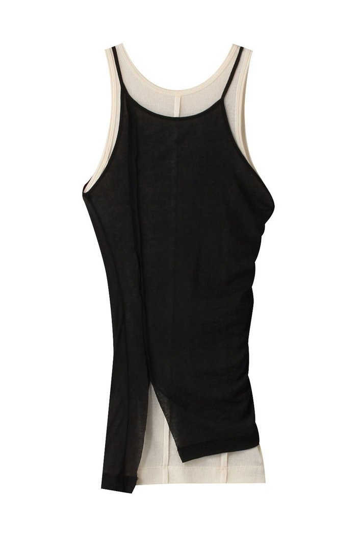 【プランク プロジェクト/PRANK PROJECT】のガーゼレイヤードタンクトップ / Gauze Layered Tank Top インテリア・キッズ・メンズ・レディースファッション・服の通販 founy(ファニー) https://founy.com/ ファッション Fashion レディースファッション Fashion for Women トップス・カットソー Cut & Sew Tops キャミソール&ノースリーブ Camisoles & Sleeveless Tops シャツ・ブラウス・オフィスカジュアル Elegant Blouses & Button-Ups ロングTシャツ・Tシャツ Longline T-Shirts & Tees カットソー・ベーシックTシャツ Cut-and-Sewn Tops / Stretch Tees & Basics インナー Innerwear キャミソール Camisole, Spaghetti Strap Top タンク Tank Top, Sleeveless Top テレコ Ribbed, Rib Stitch ドレープ Drape, Draping Fabric 再入荷 Restock / Back in Stock |ID: prp329100003925812 ipo3291000000032926991