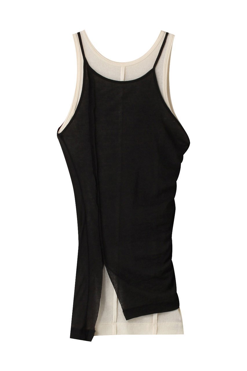 【プランク プロジェクト/PRANK PROJECT】のガーゼレイヤードタンクトップ / Gauze Layered Tank Top 人気、トレンドファッション・服の通販 founy(ファニー) 　ファッション　Fashion　レディースファッション　Fashion for Women　トップス・カットソー　Cut & Sew Tops　キャミソール&ノースリーブ　Camisoles & Sleeveless Tops　シャツ・ブラウス・オフィスカジュアル　Elegant Blouses & Button-Ups　ロングTシャツ・Tシャツ　Longline T-Shirts & Tees　カットソー・ベーシックTシャツ　Cut-and-Sewn Tops / Stretch Tees & Basics　インナー　Innerwear　キャミソール　Camisole, Spaghetti Strap Top　タンク　Tank Top, Sleeveless Top　テレコ　Ribbed, Rib Stitch　ドレープ　Drape, Draping Fabric　再入荷　Restock / Back in Stock　 other-1|ID: prp329100003925812 ipo3291000000032926991