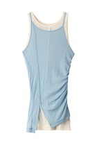 【プランク プロジェクト/PRANK PROJECT】のガーゼレイヤードタンクトップ / Gauze Layered Tank Top BLU(ブルー)|ID: prp329100003925812 ipo3291000000032927007