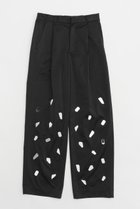 【プランク プロジェクト/PRANK PROJECT】のミラーエンブリッシュパンツ / Mirror Embellished Pants BLK(ブラック)|ID: prp329100003925827 ipo3291000000025924000