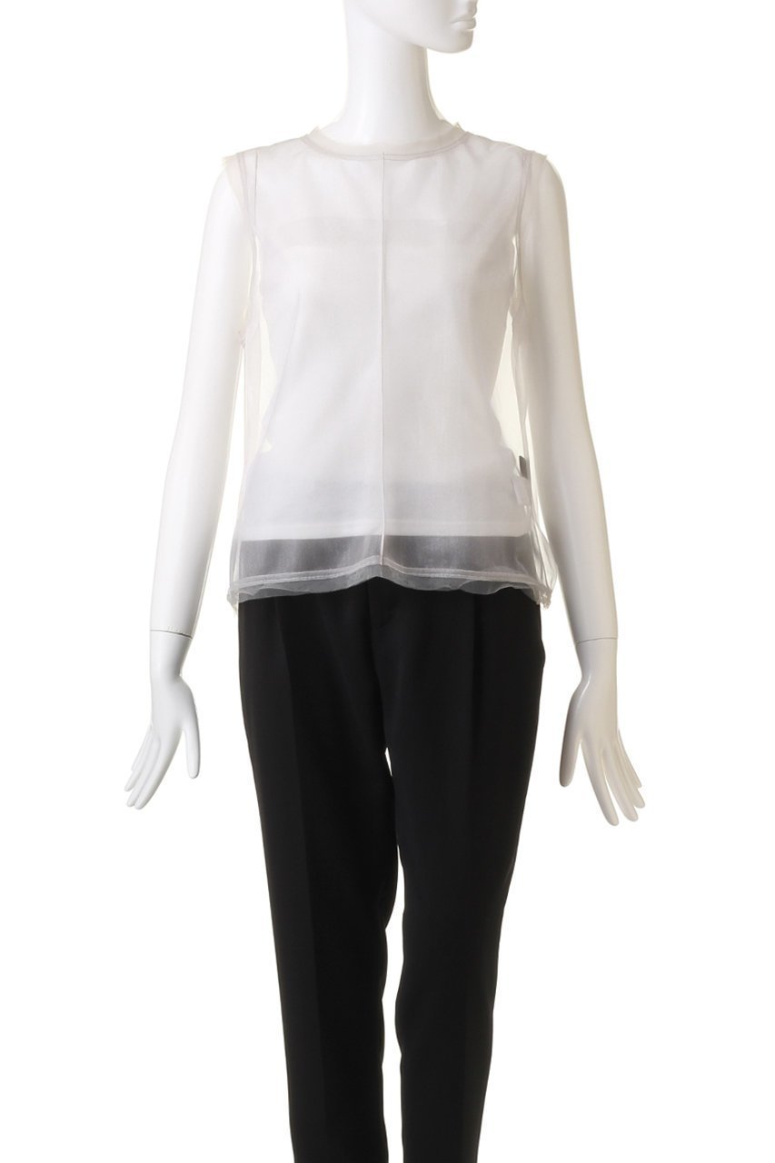 【プランク プロジェクト/PRANK PROJECT】のミラーエンブリッシュレイヤードトップ / Mirror Embellished Layered Top 人気、トレンドファッション・服の通販 founy(ファニー) 　ファッション　Fashion　レディースファッション　Fashion for Women　トップス・カットソー　Cut & Sew Tops　キャミソール&ノースリーブ　Camisoles & Sleeveless Tops　シャツ・ブラウス・オフィスカジュアル　Elegant Blouses & Button-Ups　おすすめ　Recommended / Our Picks　キャミ　Camisole, Cami Top　サテン　Satin, Glossy Fabric　セットアップ　Set-Up, Coordinated Outfit　ノースリーブ　Sleeveless, No-Sleeve　other-6|ID: prp329100003925828 ipo3291000000032909923