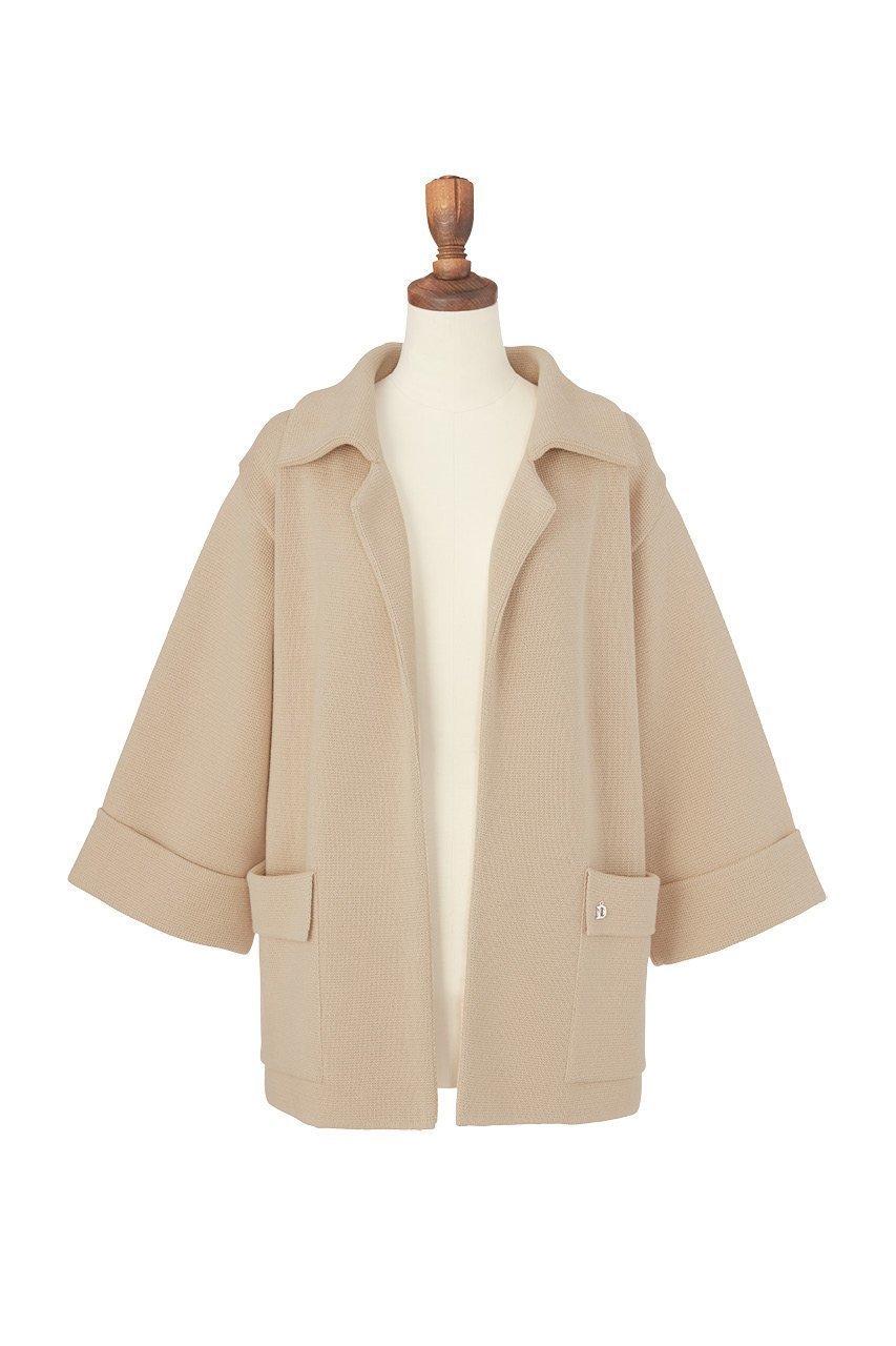 【デイジーリン/DAISY LIN】のミディカーディガン インテリア・キッズ・メンズ・レディースファッション・服の通販 founy(ファニー) 　ファッション　Fashion　レディースファッション　Fashion for Women　トップス・カットソー　Cut & Sew Tops　カーディガン・羽織り　Layered Style Cardigans　シャツ・ブラウス・オフィスカジュアル　Elegant Blouses & Button-Ups　ロングTシャツ・Tシャツ　Longline T-Shirts & Tees　カットソー・ベーシックTシャツ　Cut-and-Sewn Tops / Stretch Tees & Basics　カーディガン　Cardigan, Knitwear　ジャケット　Jacket, Outerwear　スマート　Smart, Elegant　チャーム　Charm, Pendant　ポケット　Pocket, Pocket Detail　ミルクティ|ID: prp329100003926909 ipo3291000000032897621