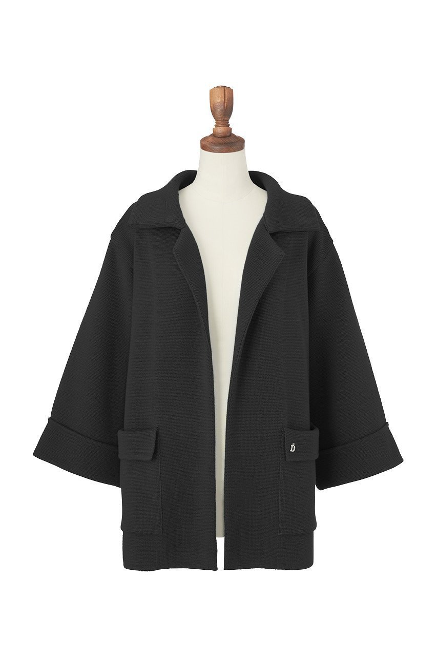 【デイジーリン/DAISY LIN】のミディカーディガン インテリア・キッズ・メンズ・レディースファッション・服の通販 founy(ファニー) 　ファッション　Fashion　レディースファッション　Fashion for Women　トップス・カットソー　Cut & Sew Tops　カーディガン・羽織り　Layered Style Cardigans　シャツ・ブラウス・オフィスカジュアル　Elegant Blouses & Button-Ups　ロングTシャツ・Tシャツ　Longline T-Shirts & Tees　カットソー・ベーシックTシャツ　Cut-and-Sewn Tops / Stretch Tees & Basics　カーディガン　Cardigan, Knitwear　ジャケット　Jacket, Outerwear　スマート　Smart, Elegant　チャーム　Charm, Pendant　ポケット　Pocket, Pocket Detail　ブラックブラック|ID: prp329100003926909 ipo3291000000032897623