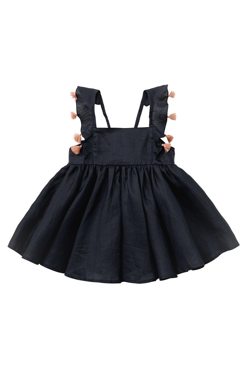 【マールマール/MARLMARL / KIDS】の【BABY&KIDS】loisir sun dress インテリア・キッズ・メンズ・レディースファッション・服の通販 founy(ファニー) 　ファッション　Fashion　キッズファッション　Fashion for Kids　ワンピース　Dresses　おすすめ　Recommended / Our Picks　カットソー　Cut and Sewn Top　サマー　Summer, Summer Style　タッセル　Tassel, Fringe　チュニック　Tunic, Long Top　ドレス　Dress, One-Piece　レギンス　Leggings, Stretch Pants　夏　Summer　navy/70-90cm|ID: prp329100003926960 ipo3291000000036191469