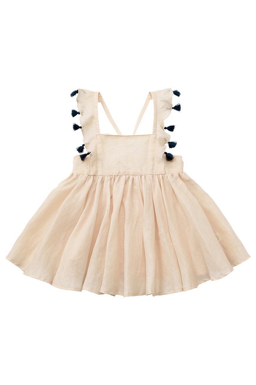 【マールマール/MARLMARL / KIDS】の【BABY&KIDS】loisir sun dress インテリア・キッズ・メンズ・レディースファッション・服の通販 founy(ファニー) 　ファッション　Fashion　キッズファッション　Fashion for Kids　ワンピース　Dresses　おすすめ　Recommended / Our Picks　カットソー　Cut and Sewn Top　サマー　Summer, Summer Style　タッセル　Tassel, Fringe　チュニック　Tunic, Long Top　ドレス　Dress, One-Piece　レギンス　Leggings, Stretch Pants　夏　Summer　shell/70-90cm|ID: prp329100003926960 ipo3291000000036191471