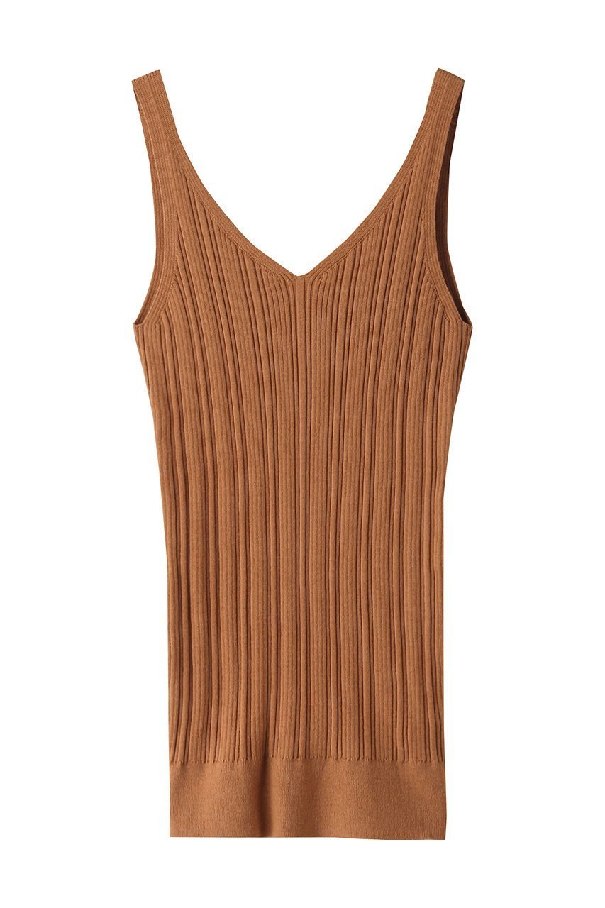 【ネテネ/NETENE】のFIKAランダムリブニット タンクトップ インテリア・キッズ・メンズ・レディースファッション・服の通販 founy(ファニー) ファッション Fashion レディースファッション Fashion for Women トップス・カットソー Cut & Sew Tops ニット Knit Tops & Sweaters キャミソール&ノースリーブ Camisoles & Sleeveless Tops シャツ・ブラウス・オフィスカジュアル Elegant Blouses & Button-Ups ロングTシャツ・Tシャツ Longline T-Shirts & Tees カットソー・ベーシックTシャツ Cut-and-Sewn Tops / Stretch Tees & Basics インナー Innerwear キャミソール Camisole, Spaghetti Strap Top タンク Tank Top, Sleeveless Top アンバー|ID: prp329100003926969 ipo3291000000034462760