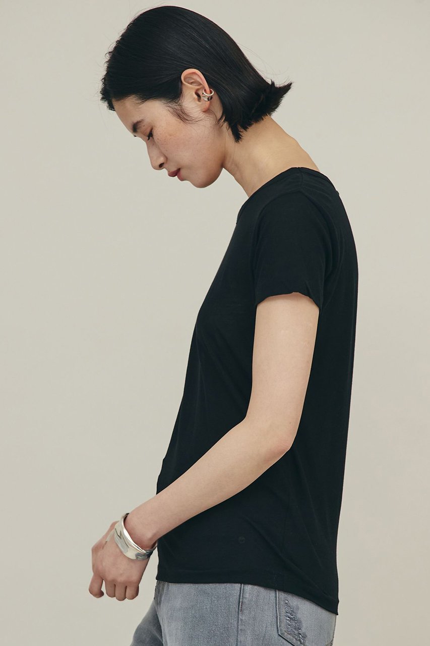 【カレンソロジー/Curensology】の5AWショートSLTシャツ 人気、トレンドファッション・服の通販 founy(ファニー) 　ファッション　Fashion　レディースファッション　WOMEN　トップス・カットソー　Tops/Tshirt　シャツ/ブラウス　Shirts/Blouses　ロング / Tシャツ　T-Shirts　カットソー　Cut and Sewn　なめらか　Smooth　インナー　Inner　カットソー　Cut And Sew　サロペット　Overalls　ショート　Short　スペシャル　Special　スリーブ　Sleeve　プレミアム　Premium　吸水　Water Absorption　定番　Standard　other-2|ID: prp329100003927736 ipo3291000000031461007