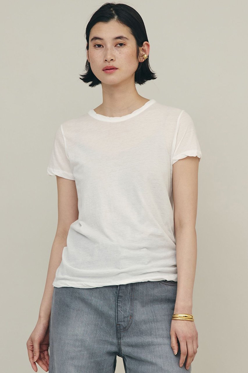【カレンソロジー/Curensology】の5AWショートSLTシャツ 人気、トレンドファッション・服の通販 founy(ファニー) 　ファッション　Fashion　レディースファッション　Fashion for Women　トップス・カットソー　Cut & Sew Tops　シャツ・ブラウス・オフィスカジュアル　Elegant Blouses & Button-Ups　ロングTシャツ・Tシャツ　Longline T-Shirts & Tees　カットソー・ベーシックTシャツ　Cut-and-Sewn Tops / Stretch Tees & Basics　なめらか　Smooth, Silky Texture　インナー　Innerwear　カットソー　Cut and Sewn Top　サロペット　Overalls, Salopette　ショート　Short, Short Length　スペシャル　Special, Limited Edition　スリーブ　Sleeve, Long Sleeve / Short Sleeve　プレミアム　Premium, High-End　再入荷　Restock / Back in Stock　吸水　Absorbent, Quick-Dry　定番　Standard, Basic Item　 other-1|ID: prp329100003927736 ipo3291000000032717172