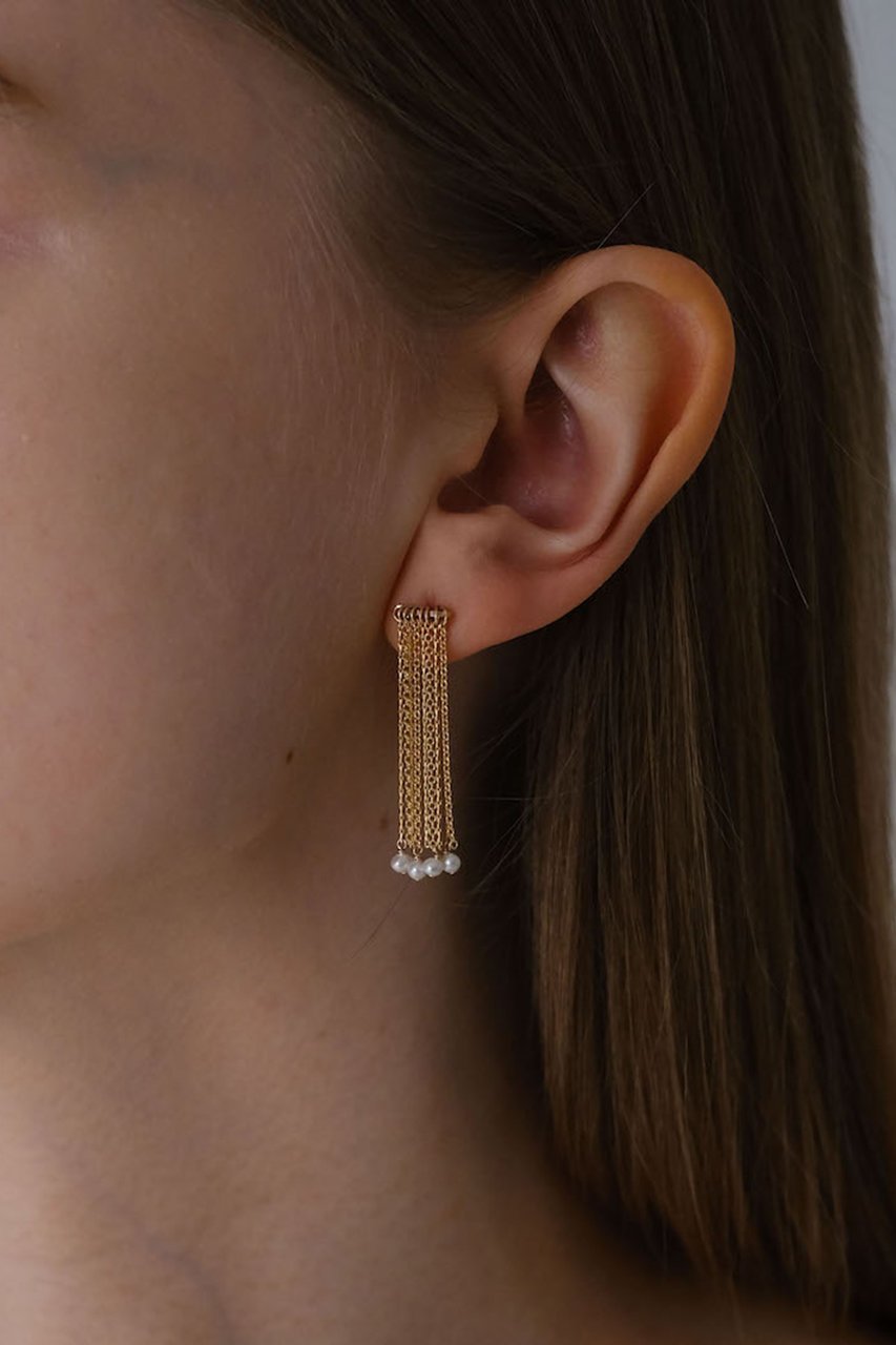 【ナチュラリジュエリ/NATURALI JEWELRY】のウィローフリンジピアス 人気、トレンドファッション・服の通販 founy(ファニー) 　ファッション　Fashion　レディースファッション　Fashion for Women　ジュエリー　Jewelry　ファッションリング　Fashion Rings　イヤリング・フープ・ドロップタイプ　Hoop, Drop & Clip Earrings　イヤリング　Earrings　エレガント 上品　Elegant　チェーン　Chain, Chain Strap　再入荷　Restock / Back in Stock　other-2|ID: prp329100003927806 ipo3291000000031267262