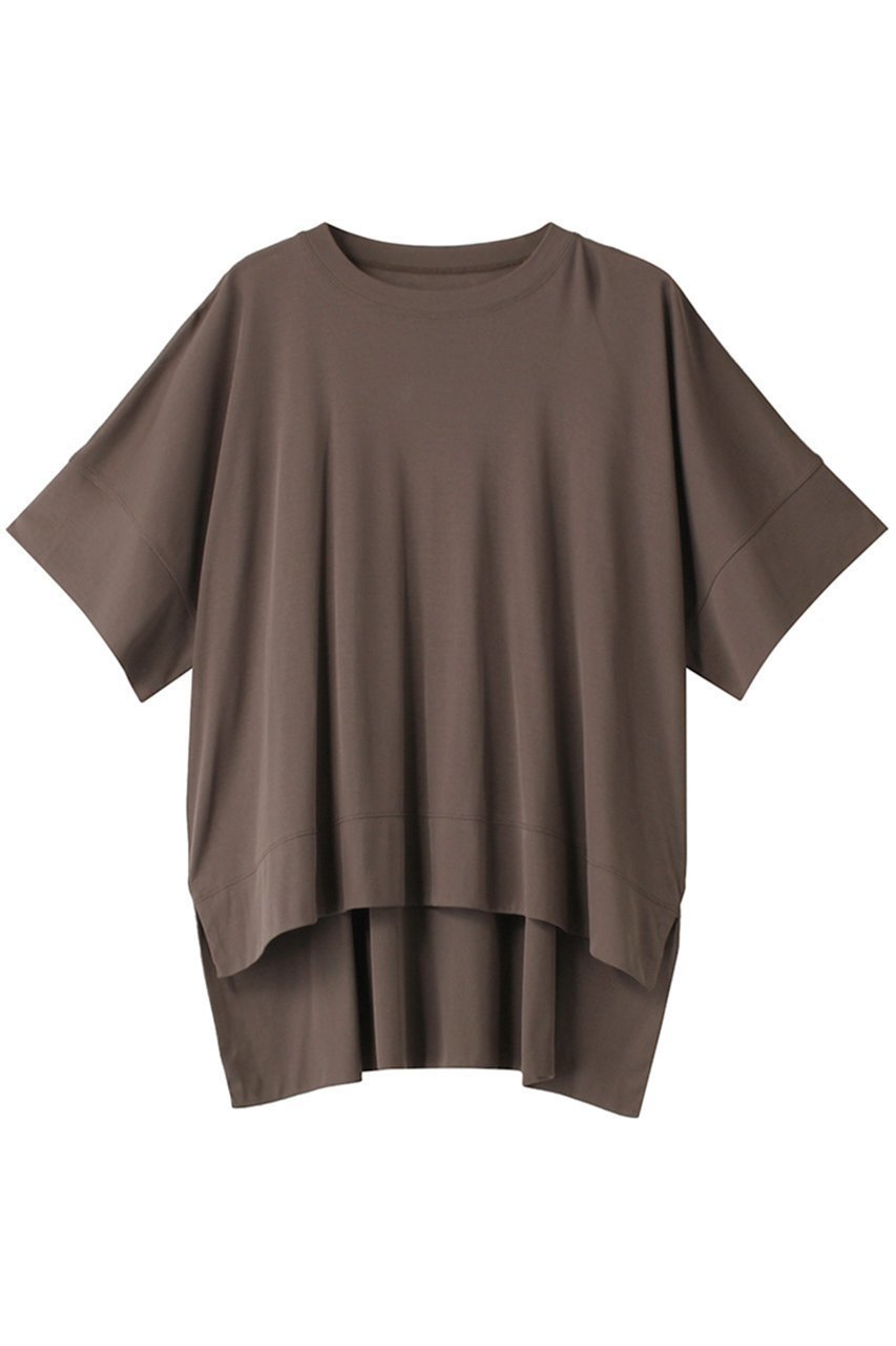【カレンソロジー/Curensology】のシアーフライスボクシーTシャツ インテリア・キッズ・メンズ・レディースファッション・服の通販 founy(ファニー) 　ファッション　Fashion　レディースファッション　Fashion for Women　トップス・カットソー　Cut & Sew Tops　シャツ・ブラウス・オフィスカジュアル　Elegant Blouses & Button-Ups　ロングTシャツ・Tシャツ　Longline T-Shirts & Tees　カットソー・ベーシックTシャツ　Cut-and-Sewn Tops / Stretch Tees & Basics　おすすめ　Recommended / Our Picks　シアー　Sheer, See-Through　ショート　Short, Short Length　スリーブ　Sleeve, Long Sleeve / Short Sleeve　バランス　Balance, Style Balance　チャコール|ID: prp329100003927832 ipo3291000000032929986