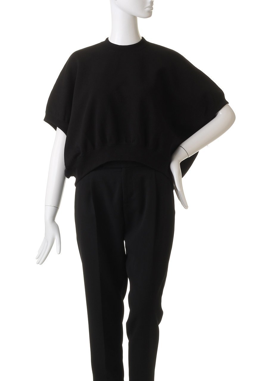【サクラ/SACRA】のダブルニットクロスプルオーバー 人気、トレンドファッション・服の通販 founy(ファニー) 　ファッション　Fashion　レディースファッション　WOMEN　トップス・カットソー　Tops/Tshirt　ニット　Knit Tops　シャツ/ブラウス　Shirts/Blouses　ロング / Tシャツ　T-Shirts　プルオーバー　Pullover　カットソー　Cut and Sewn　ギャザー　Gather　クロップド　Cropped　ショート　Short　シンプル　Simple　スリーブ　Sleeve　ダブル　Double　other-2|ID: prp329100003930274 ipo3291000000031460806