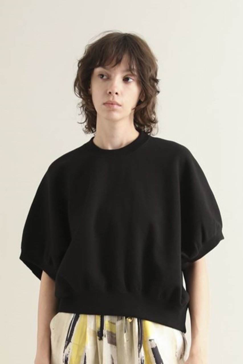 【サクラ/SACRA】のダブルニットクロスプルオーバー 人気、トレンドファッション・服の通販 founy(ファニー) 　ファッション　Fashion　レディースファッション　WOMEN　トップス・カットソー　Tops/Tshirt　ニット　Knit Tops　シャツ/ブラウス　Shirts/Blouses　ロング / Tシャツ　T-Shirts　プルオーバー　Pullover　カットソー　Cut and Sewn　ギャザー　Gather　クロップド　Cropped　ショート　Short　シンプル　Simple　スリーブ　Sleeve　ダブル　Double　other-8|ID: prp329100003930274 ipo3291000000031460817