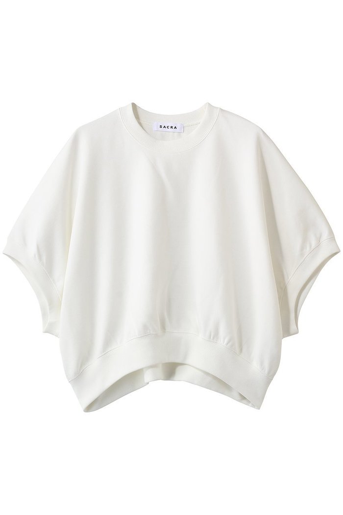 【サクラ/SACRA】のダブルニットクロスプルオーバー インテリア・キッズ・メンズ・レディースファッション・服の通販 founy(ファニー) https://founy.com/ ファッション Fashion レディースファッション Fashion for Women トップス・カットソー Cut & Sew Tops ニット Knit Tops & Sweaters カジュアルプルオーバー・ニットトップス Pullovers & Knit Tops / Casual Pullovers ギャザー Gathered, Ruffled クロップド Cropped, Short Length シンプル Simple, Minimal スリーブ Sleeve, Long Sleeve / Short Sleeve ダブル Double, Double-Breasted フォルム Silhouette, Form ラウンド Round, Round Neck |ID: prp329100003930274 ipo3291000000036694021