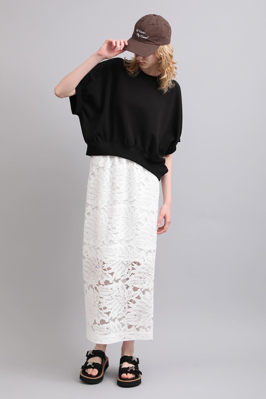 【サクラ/SACRA】のダブルニットクロスプルオーバー 人気、トレンドファッション・服の通販 founy(ファニー) 　ファッション　Fashion　レディースファッション　Fashion for Women　トップス・カットソー　Cut & Sew Tops　ニット　Knit Tops & Sweaters　カジュアルプルオーバー・ニットトップス　Pullovers & Knit Tops / Casual Pullovers　ギャザー　Gathered, Ruffled　クロップド　Cropped, Short Length　シンプル　Simple, Minimal　スリーブ　Sleeve, Long Sleeve / Short Sleeve　ダブル　Double, Double-Breasted　フォルム　Silhouette, Form　ラウンド　Round, Round Neck　other-6|ID: prp329100003930274 ipo3291000000036745232