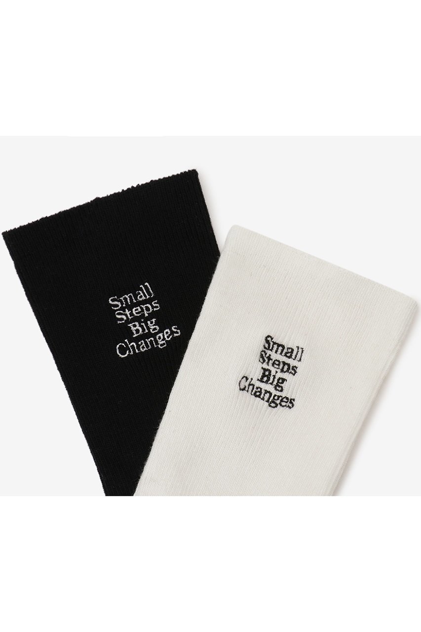 【オッフェン/Offen】のSmall step big changes. CREWsocks 2SET 人気、トレンドファッション・服の通販 founy(ファニー) 　ファッション　Fashion　レディースファッション　Fashion for Women　セットアップ　Matching Sets　ソックス&靴下　Socks & Hosiery　レッグウェア・ストッキング　Legwear & Hosiery　ソックス　Socks, Hosiery　other-3|ID: prp329100003930284 ipo3291000000035941469