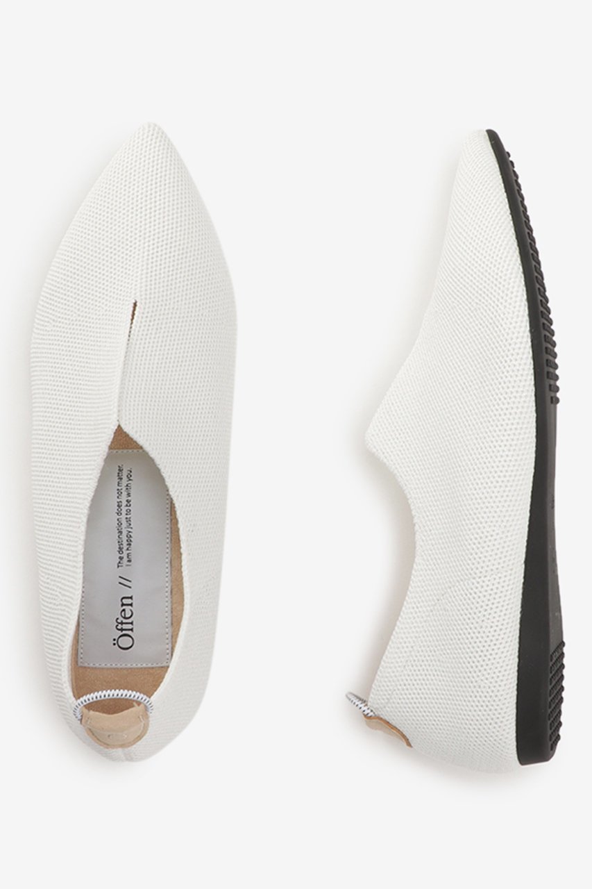 【オッフェン/Offen】のpointed-SLIT SIMP インテリア・キッズ・メンズ・レディースファッション・服の通販 founy(ファニー) 　ファッション　Fashion　レディースファッション　Fashion for Women　おすすめ　Recommended / Our Picks　クッション　Cushion, Throw Pillow　シューズ　Shoes, Footwear　スタイリッシュ　Stylish, Fashionable　フェミニン　Feminine, Girly　フラット　Flat, Flat Shoes　モダン　Modern, Contemporary　エレガント 上品　Elegant　軽量　Lightweight, Ultra Light　WHITE|ID: prp329100003930286 ipo3291000000032885173