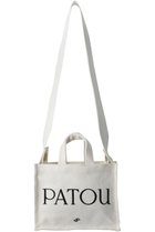【パトゥ/PATOU】のPATOU スモールトートバッグ 人気、トレンドファッション・服の通販 founy(ファニー) ファッション Fashion レディースファッション Ladies' Fashion Online バッグ Bag スクエア Square ラップ Wrap ワンポイント One Point 定番 Standard thumbnail ホワイト|ID: prp329100003930290 ipo3291000000032549244
