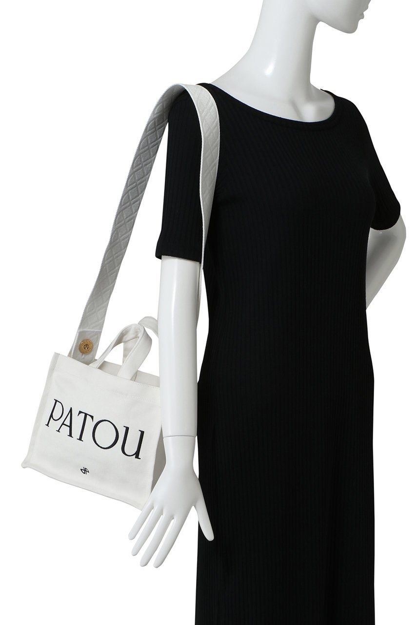 【パトゥ/PATOU】のPATOU スモールトートバッグ 人気、トレンドファッション・服の通販 founy(ファニー) 　ファッション　Fashion　レディースファッション　Ladies' Fashion Online　バッグ　Bag　スクエア　Square　ラップ　Wrap　ワンポイント　One Point　定番　Standard　other-2|ID: prp329100003930290 ipo3291000000032549245