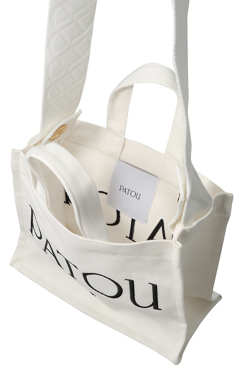 【パトゥ/PATOU】のPATOU スモールトートバッグ 人気、トレンドファッション・服の通販 founy(ファニー) 　ファッション　Fashion　レディースファッション　Ladies' Fashion Online　バッグ　Bag　スクエア　Square　ラップ　Wrap　ワンポイント　One Point　定番　Standard　other-5|ID: prp329100003930290 ipo3291000000032549248