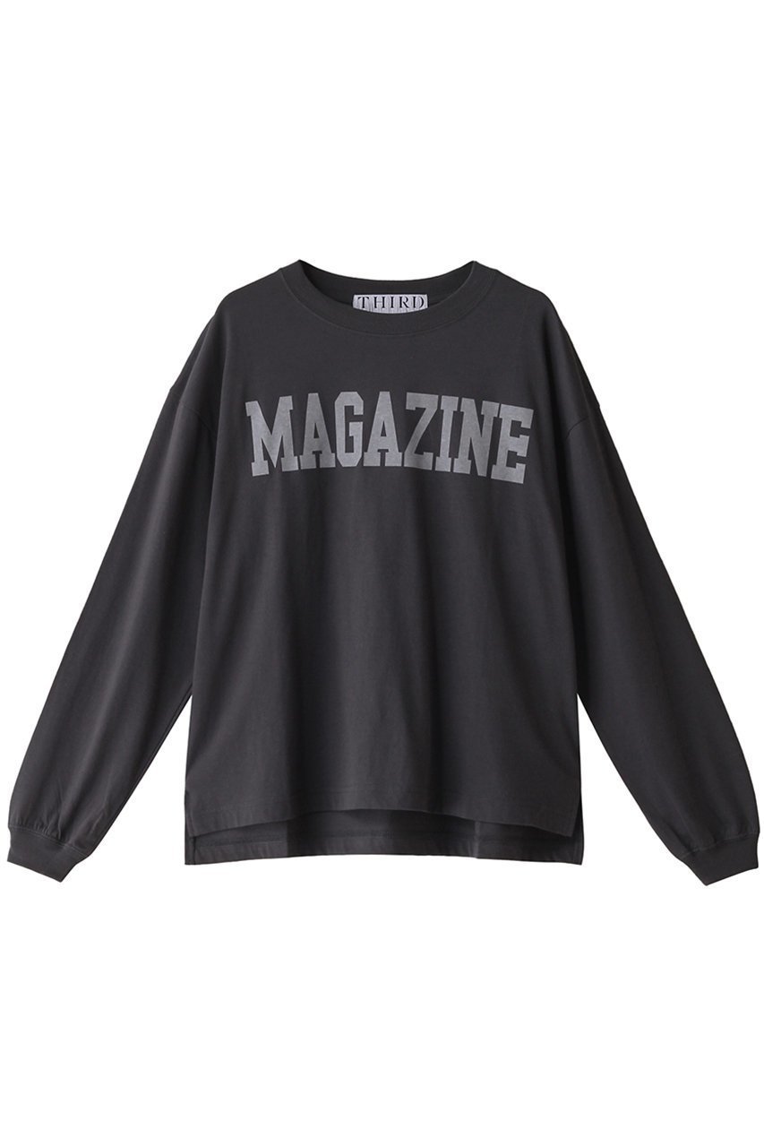 【サードマガジン/THIRD MAGAZINE】のロゴロングスリーブTシャツ 人気、トレンドファッション・服の通販 founy(ファニー) ファッション Fashion レディースファッション Fashion for Women トップス・カットソー Cut & Sew Tops シャツ・ブラウス・オフィスカジュアル Elegant Blouses & Button-Ups ロングTシャツ・Tシャツ Longline T-Shirts & Tees カットソー・ベーシックTシャツ Cut-and-Sewn Tops / Stretch Tees & Basics おすすめ Recommended / Our Picks スリーブ Sleeve, Long Sleeve / Short Sleeve フロント Front, Front Design プリント Print, Printed Pattern ロング Long, Long-Length 再入荷 Restock / Back in Stock 長袖 Long Sleeve, Full Sleeve other-1|ID: prp329100003930325 ipo3291000000032854575