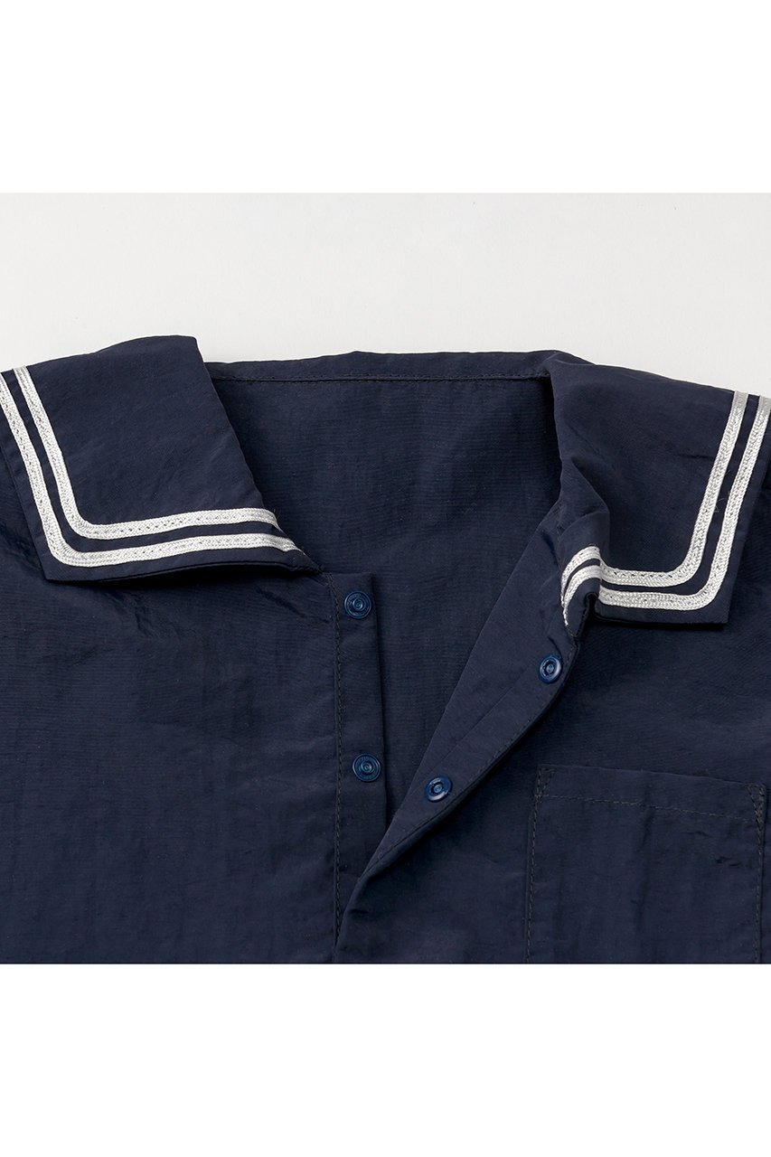 【マールマール/MARLMARL / KIDS】の【BABY&KIDS】paddle shirts navy 110-120cm 人気、トレンドファッション・服の通販 founy(ファニー) 　ファッション　Fashion　キッズファッション　Fashion for Kids　トップス・カットソー　Cut & Sew Tops　ショルダー　Shoulder, Shoulder Strap　スクエア　Square, Square Shape　ドロップ　Drop Shoulder, Dropped Style　フィット　Fit, Slim Fit　ポケット　Pocket, Pocket Detail　ロング　Long, Long-Length　再入荷　Restock / Back in Stock　おすすめ　Recommended / Our Picks　夏　Summer　other-3|ID: prp329100003932427 ipo3291000000034584257