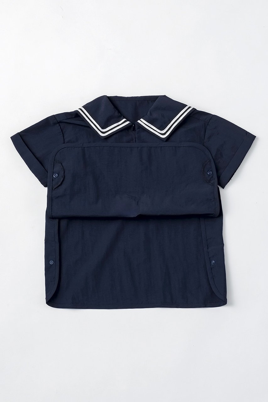 【マールマール/MARLMARL / KIDS】の【BABY&KIDS】paddle shirts navy 110-120cm 人気、トレンドファッション・服の通販 founy(ファニー) ファッション Fashion キッズファッション Fashion for Kids トップス・カットソー Cut & Sew Tops ショルダー Shoulder, Shoulder Strap スクエア Square, Square Shape ドロップ Drop Shoulder, Dropped Style フィット Fit, Slim Fit ポケット Pocket, Pocket Detail ロング Long, Long-Length おすすめ Recommended / Our Picks 夏 Summer other-6|ID: prp329100003932427 ipo3291000000036191623