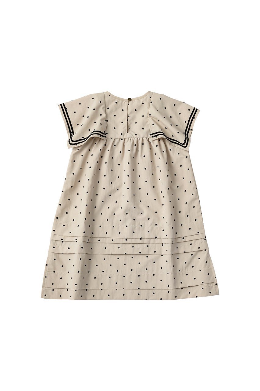 【マールマール/MARLMARL / KIDS】の【BABY&KIDS】paddle dress pindot 110-120cm 人気、トレンドファッション・服の通販 founy(ファニー) 　ファッション　Fashion　キッズファッション　Fashion for Kids　ワンピース　Dresses　サマー　Summer, Summer Style　スリーブ　Sleeve, Long Sleeve / Short Sleeve　ドレス　Dress, One-Piece　フィット　Fit, Slim Fit　フレア　Flare, Flared　ロング　Long, Long-Length　再入荷　Restock / Back in Stock　夏　Summer　other-2|ID: prp329100003932428 ipo3291000000034584267