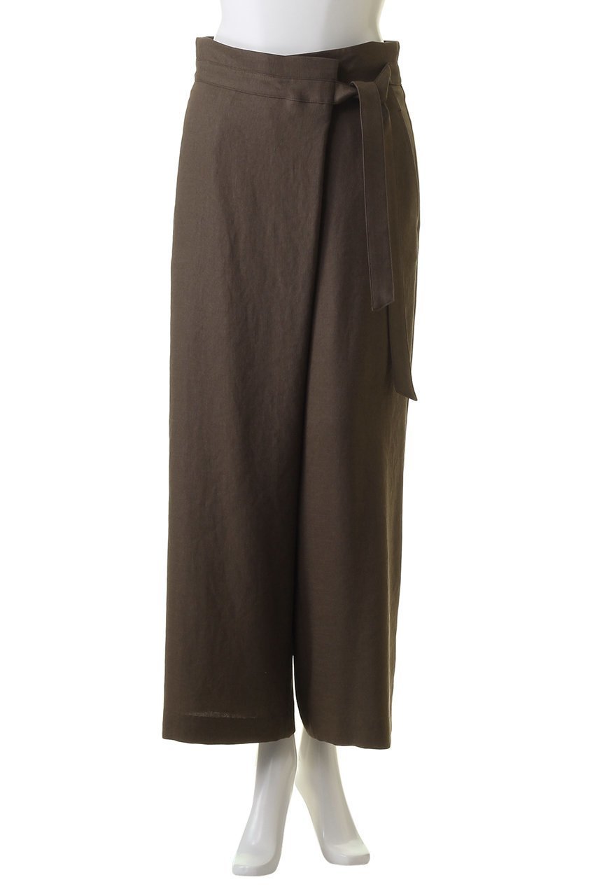 【ベイジ,/BEIGE,】のCAROLE(キャロル)/デザインパンツ 人気、トレンドファッション・服の通販 founy(ファニー) 　ファッション　Fashion　レディースファッション　Fashion for Women　パンツ　Pants & Trousers　おすすめ　Recommended / Our Picks　ストレッチ　Stretch, Stretchy Fabric　セットアップ　Set-Up, Coordinated Outfit　ラップ　Wrap, Wrap Design　リネン　Linen, Linen Fabric　リボン　Ribbon, Bow　ワイド　Wide, Wide Fit　other-2|ID: prp329100003932455 ipo3291000000032818869