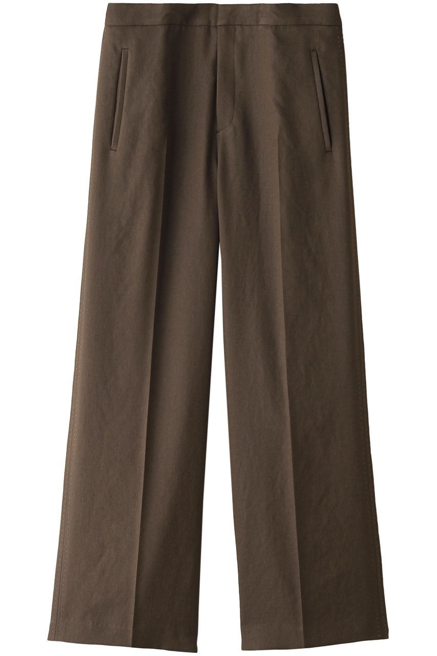 【ベイジ,/BEIGE,】のCAROLE(キャロル)/ワイドパンツ インテリア・キッズ・メンズ・レディースファッション・服の通販 founy(ファニー) 　ファッション　Fashion　レディースファッション　Fashion for Women　パンツ　Pants & Trousers　おすすめ　Recommended / Our Picks　ストレッチ　Stretch, Stretchy Fabric　セットアップ　Set-Up, Coordinated Outfit　センター　Center, Center Line　リネン　Linen, Linen Fabric　ワイド　Wide, Wide Fit　夏　Summer　春　Spring　S/S・春夏　SS, Spring/Summer, Warm Season　Mocha|ID: prp329100003932456 ipo3291000000035693489