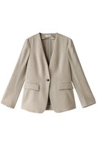 【ベイジ,/BEIGE,】のCAROLE(キャロル)/ノーカラージャケット Sand|ID: prp329100003932461 ipo3291000000035961698