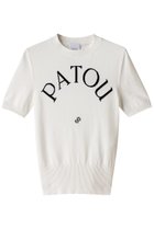 【パトゥ/PATOU】のPATOU ジャカードショートスリーブ トップス ホワイト|ID:prp329100003936619