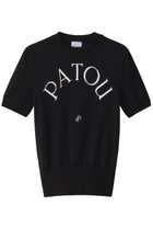 【パトゥ/PATOU】のPATOU ジャカードショートスリーブ トップス ブラック|ID:prp329100003936619