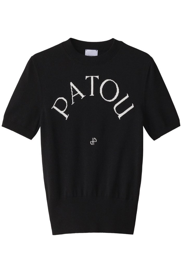 【パトゥ/PATOU】のPATOU ジャカードショートスリーブ トップス インテリア・キッズ・メンズ・レディースファッション・服の通販 founy(ファニー) https://founy.com/ ファッション Fashion レディースファッション Ladies' Fashion Online トップス・カットソー Tops/Tshirt シャツ/ブラウス Shirts/Blouses ロング / Tシャツ T-Shirts カットソー Cut and Sewn ショート Short ジャカード Jacquard スリム Slim スリーブ Sleeve フィット Fit フロント Front 定番 Standard |ID: prp329100003936619 ipo3291000000032549232