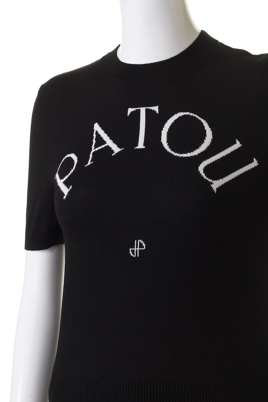 【パトゥ/PATOU】のPATOU ジャカードショートスリーブ トップス 人気、トレンドファッション・服の通販 founy(ファニー) 　ファッション　Fashion　レディースファッション　Ladies' Fashion Online　トップス・カットソー　Tops/Tshirt　シャツ/ブラウス　Shirts/Blouses　ロング / Tシャツ　T-Shirts　カットソー　Cut and Sewn　ショート　Short　ジャカード　Jacquard　スリム　Slim　スリーブ　Sleeve　フィット　Fit　フロント　Front　定番　Standard　other-5|ID: prp329100003936619 ipo3291000000032549242
