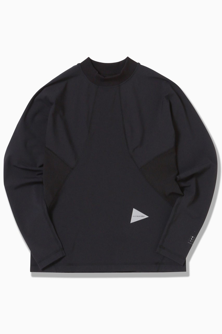 【アンドワンダー/and wander】の35 rash guard インテリア・キッズ・メンズ・レディースファッション・服の通販 founy(ファニー) ファッション Fashion レディースファッション Fashion for Women トップス・カットソー Cut & Sew Tops シャツ・ブラウス・オフィスカジュアル Elegant Blouses & Button-Ups ロングTシャツ・Tシャツ Longline T-Shirts & Tees カットソー・ベーシックTシャツ Cut-and-Sewn Tops / Stretch Tees & Basics シンプル Simple, Minimal スリーブ Sleeve, Long Sleeve / Short Sleeve トライアングル Triangle, Triangular Shape ロング Long, Long-Length ブラック|ID: prp329100003936620 ipo3291000000032940344