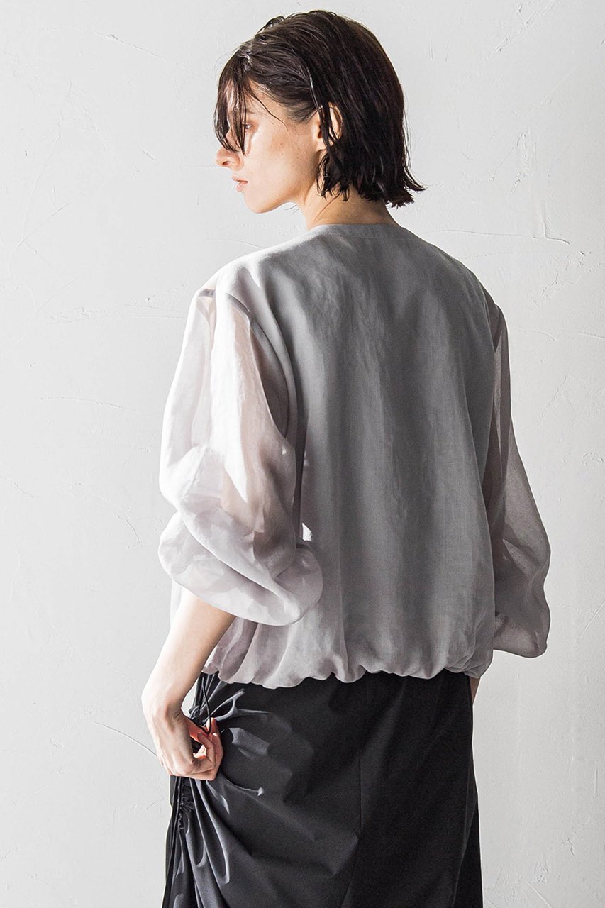 【エッセン ロートレアモン/ESSEN LAUTREAMONT】のエステルオーガンジーブルゾン 人気、トレンドファッション・服の通販 founy(ファニー) 　ファッション　Fashion　レディースファッション　Fashion for Women　アウター　Coat / Outerwear Collection　レディースジャケット・軽アウター　Jackets　ブルゾンジャケット・スポーティアウター　Blouson Jackets　オーガンジー　Organza Fabric　シアー　Sheer, See-Through　ジャケット　Jacket, Outerwear　スポーティ　Sporty, Casual Athletic　バルーン　Balloon, Balloon Silhouette　ブルゾン　Blouson, Bomber Jacket　other-2|ID: prp329100003936638 ipo3291000000033155607