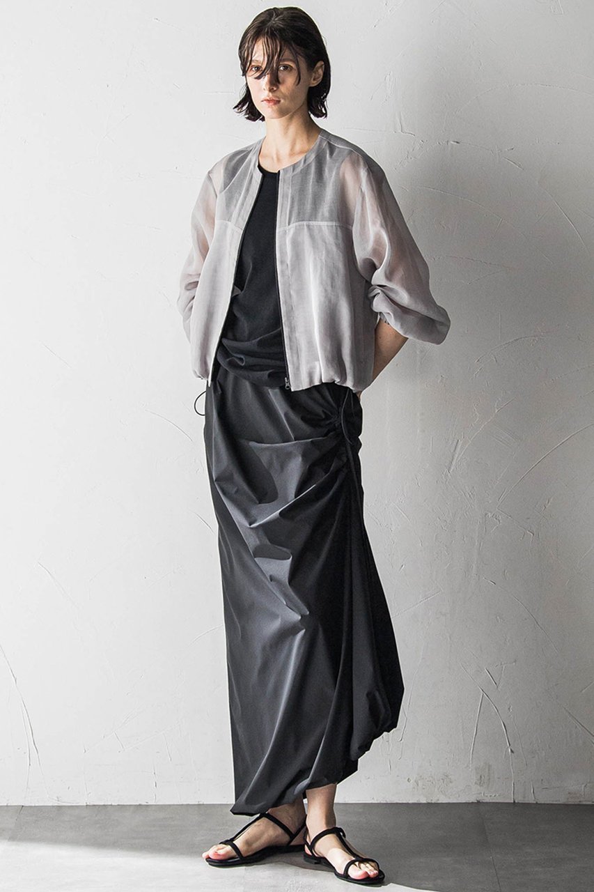 【エッセン ロートレアモン/ESSEN LAUTREAMONT】のエステルオーガンジーブルゾン 人気、トレンドファッション・服の通販 founy(ファニー) 　ファッション　Fashion　レディースファッション　Fashion for Women　アウター　Coat / Outerwear Collection　レディースジャケット・軽アウター　Jackets　ブルゾンジャケット・スポーティアウター　Blouson Jackets　オーガンジー　Organza Fabric　シアー　Sheer, See-Through　ジャケット　Jacket, Outerwear　スポーティ　Sporty, Casual Athletic　バルーン　Balloon, Balloon Silhouette　ブルゾン　Blouson, Bomber Jacket　other-6|ID: prp329100003936638 ipo3291000000033155612
