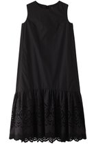 【エムフィル/M Fil】のキカスカラボーラー刺繍 シングル ティアードドレス ブラック|ID:prp329100003938592