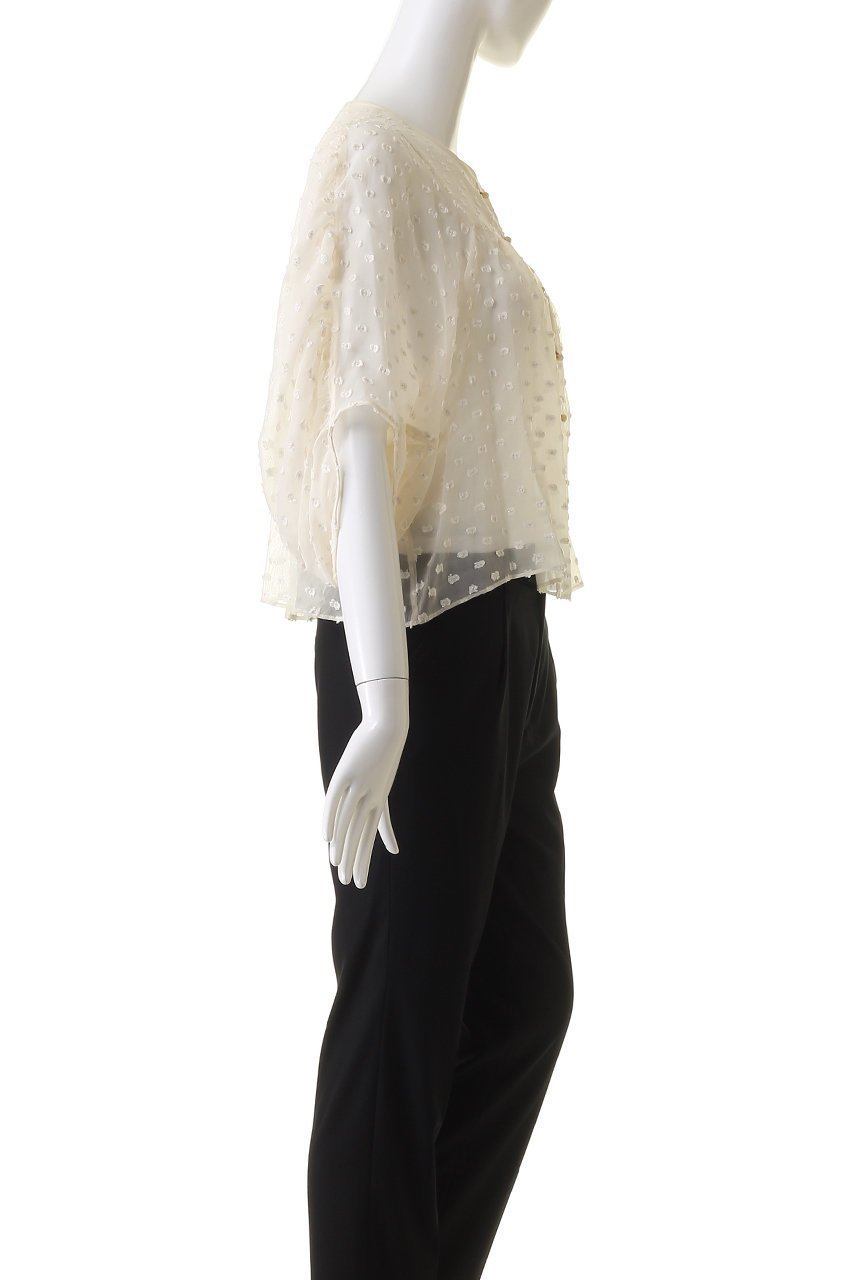 【ルール ロジェット/leur logette】のDandelion dotブラウス 人気、トレンドファッション・服の通販 founy(ファニー) 　ファッション　Fashion　レディースファッション　WOMEN　トップス・カットソー　Tops/Tshirt　シャツ/ブラウス　Shirts/Blouses　おすすめ　Recommend　ショート　Short　スニーカー　Sneakers　スリーブ　Sleeve　ダウン　Down　デニム　Denim　ドット　Dot　フェミニン　Feminine　フォルム　Form　フレア　Flare　other-3|ID: prp329100003938631 ipo3291000000031460151