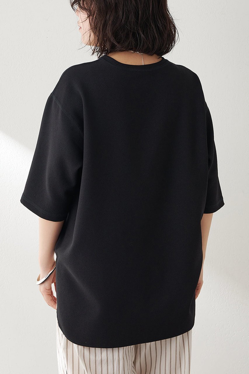 【ウィムガゼット/Whim Gazette】のVガゼットハーフスリーブプルオーバー 人気、トレンドファッション・服の通販 founy(ファニー) 　ファッション　Fashion　レディースファッション　Fashion for Women　トップス・カットソー　Cut & Sew Tops　シャツ・ブラウス・オフィスカジュアル　Elegant Blouses & Button-Ups　カジュアルプルオーバー・ニットトップス　Pullovers & Knit Tops / Casual Pullovers　コンパクト　Compact, Small Size　ショート　Short, Short Length　ジョーゼット　Georgette, Semi-Sheer Fabric　スリーブ　Sleeve, Long Sleeve / Short Sleeve　トレンド　Trend, Trending Now　ハーフ　Half, Half-Length　フォルム　Silhouette, Form　エレガント 上品　Elegant　人気　Popular, Best Seller　半袖　Short Sleeve, Half Sleeve　夏　Summer　定番　Standard, Basic Item　other-4|ID: prp329100003938639 ipo3291000000032906948